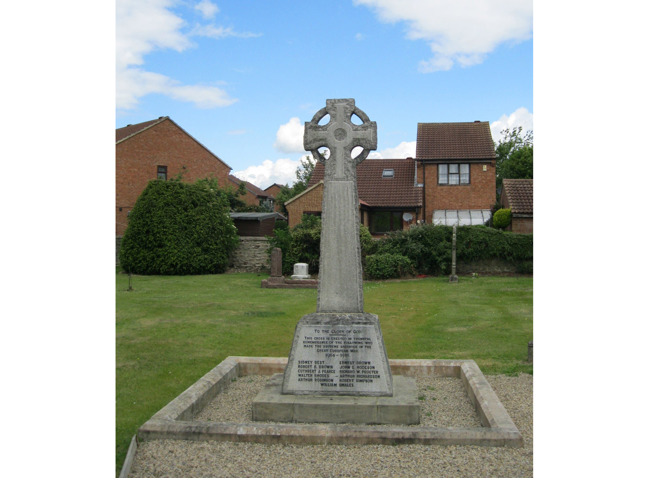 Brompton on Swale War Memorials Online
